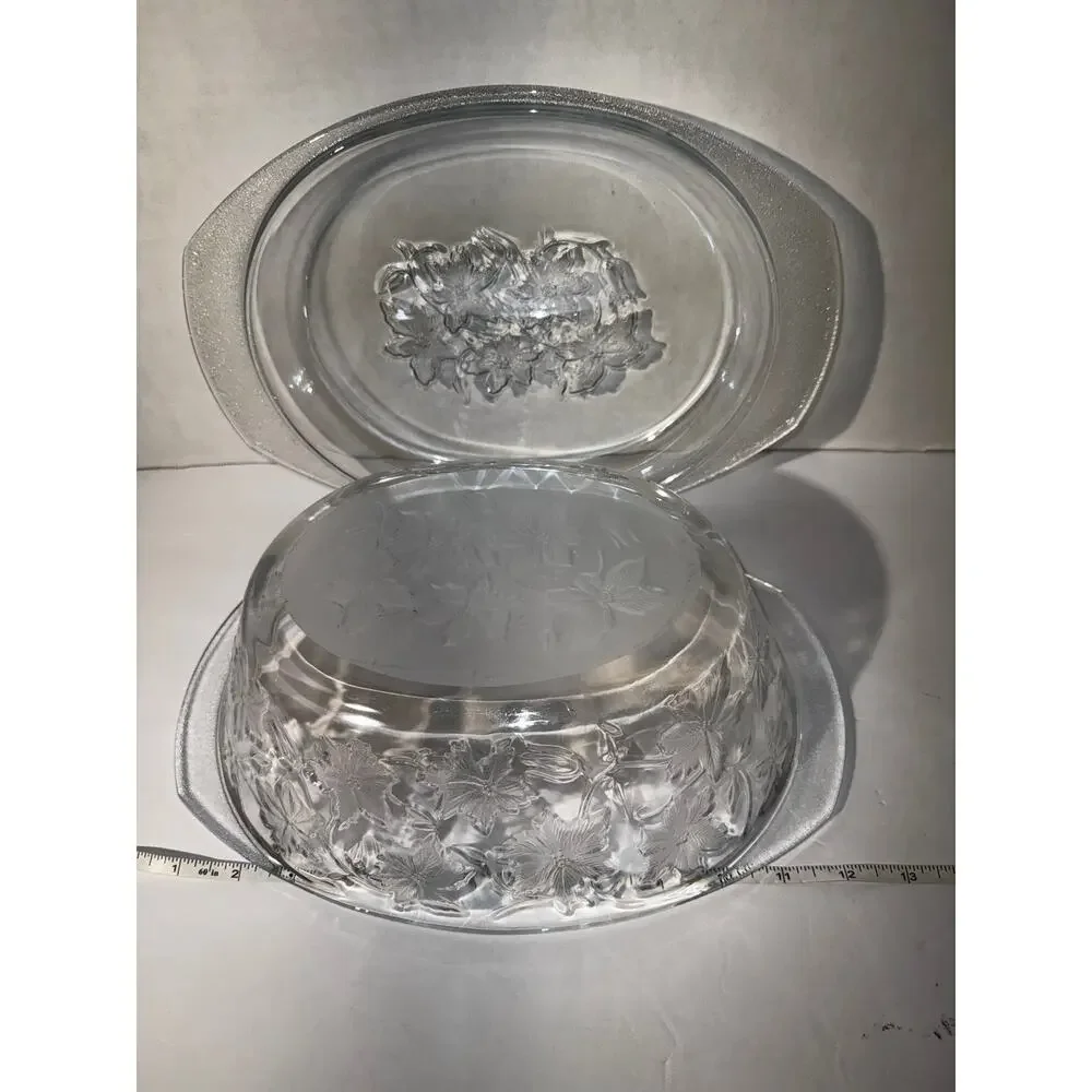 Princess House Fantasia oval 3 quart casserole dish with lid Miracle Dish